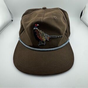 Duck Camp Grandpa Hat with Embroidered Pheasant